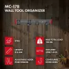 Organizador de ferramentas em aço de parede Maclean MC-178, carga 136 kg, 816 mm de largura, painel perfurado