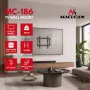MACLEAN MC-186 suporte de parede para TV inclinável para ecrãs de 13-43 polegadas, VESA 200x200, 45 kg, preto
