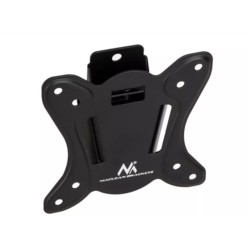 Maclean MC-715 suporte de parede fixo para TV para ecrãs LCD LED Plasma de 13-27 polegadas, VESA 75x75 100x100, 20 kg, preto