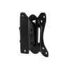 Maclean MC-715 suporte de parede fixo para TV para ecrãs LCD LED Plasma de 13-27 polegadas, VESA 75x75 100x100, 20 kg, preto