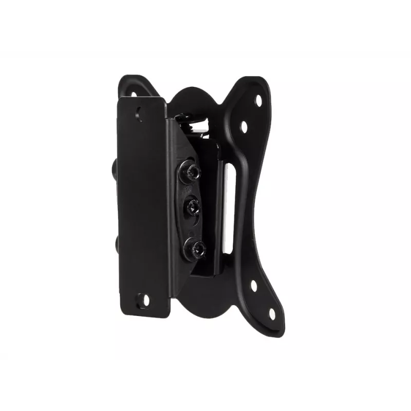 Maclean MC-715 suporte de parede fixo para TV para ecrãs LCD LED Plasma de 13-27 polegadas, VESA 75x75 100x100, 20 kg, preto