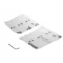 Maclean MC-715 suporte de parede fixo para TV para ecrãs LCD LED Plasma de 13-27 polegadas, VESA 75x75 100x100, 20 kg, preto