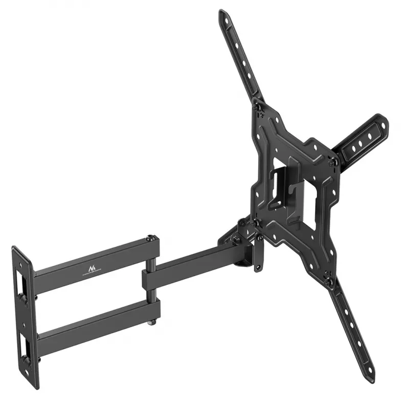 Suporte de parede fixo Maclean MC-759 N para ecrãs de TV/monitor 23–65 polegadas, 30 kg, VESA até 400x400, preto