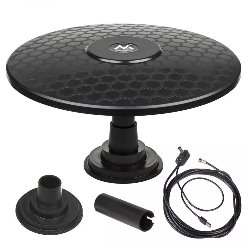 Antena USB magnética DVB-T/T2 H.265 HEVC ativa omnidirecional Maclean MCTV-945