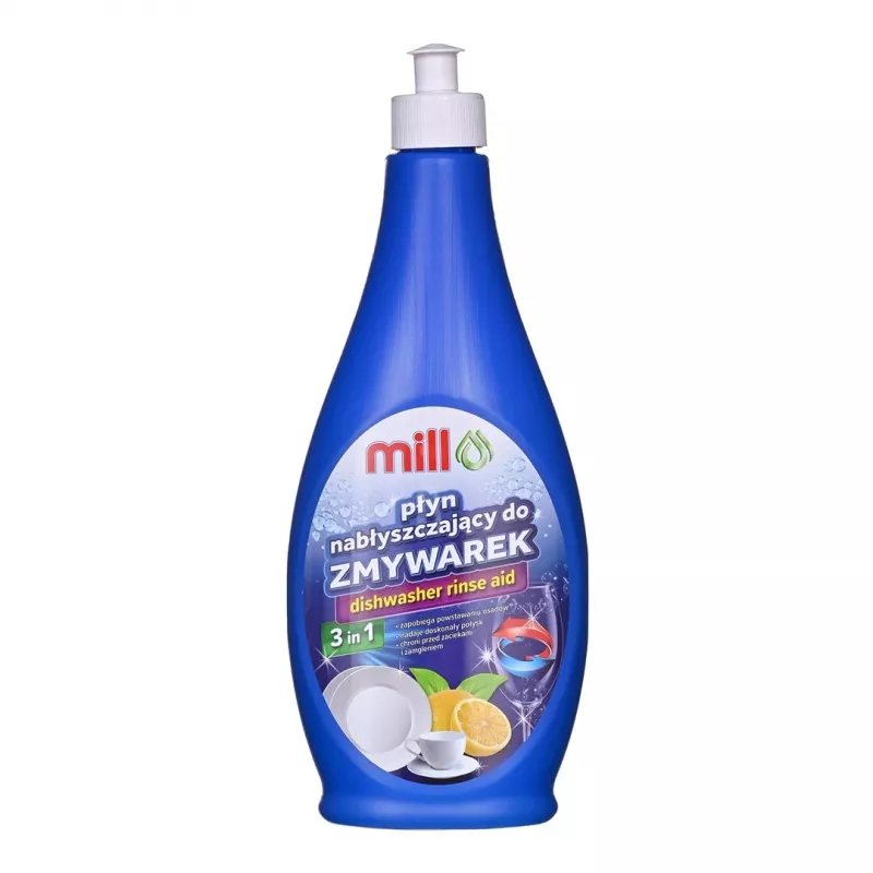 MADONIS conjunto de detergente para máquina de lavar louça Mill - 3 peças (detergente para louça limão, líquido para máquina de lavar louça, sal)