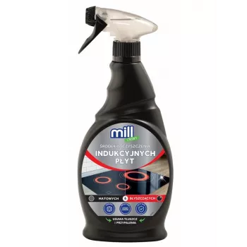 MADONIS Mill limpa-placas de indução 555 ml – brilho sem manchas para placas vitrocerâmicas