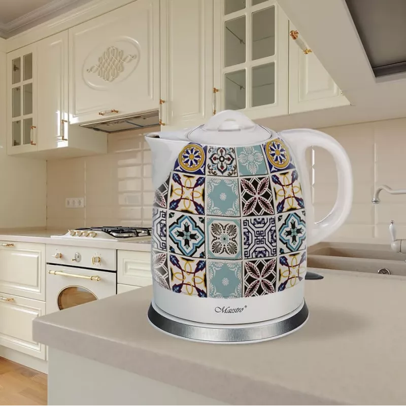 Maestro MR-066 Ceramika chaleira elétrica 1,7L 2200W azul