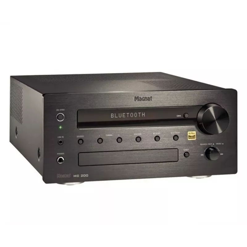MAGNAT MC-200 amplificador estéreo com Bluetooth 5.0, Wi-Fi, DAB+ e entrada Phono MM