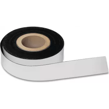 Fita magnética MAGNETOPLAN HOLTZ, PVC, branco, 30 mm x 30 m, 0,6 mm de espessura, para quadros de planeamento (51053330)