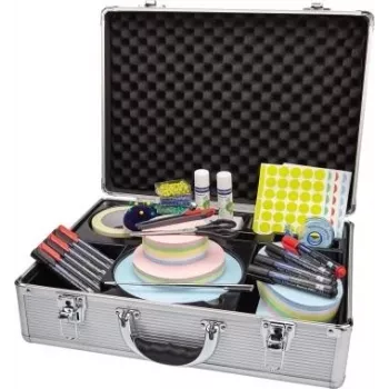 MAGNETOPLAN HOLTZ Kit de moderação Compact, preenchido com mais de 1.800 peças, caixa de alumínio robusta (1111511)