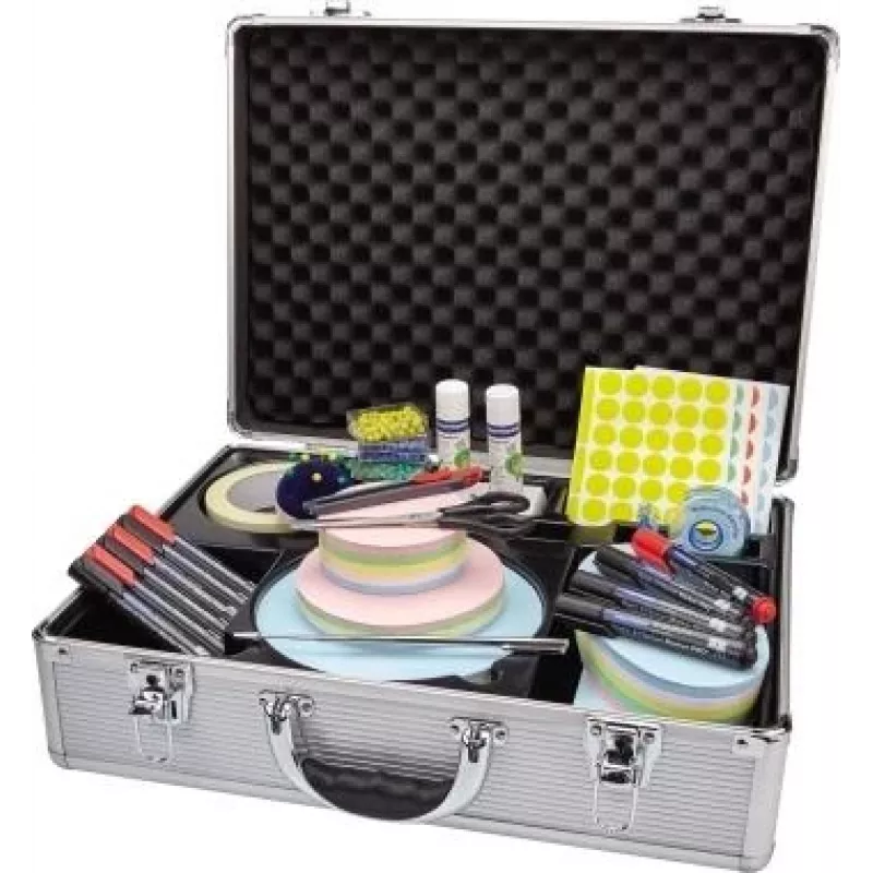 MAGNETOPLAN HOLTZ Kit de moderação Compact, preenchido com mais de 1.800 peças, caixa de alumínio robusta (1111511)