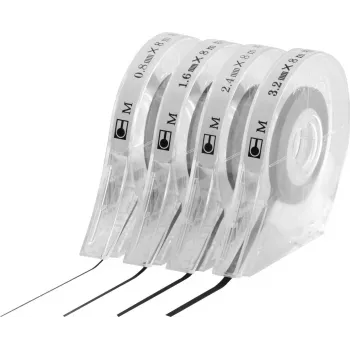 MAGNETOPLAN HOLT fita de marcação autoadesiva, preta, 1,6 mm x 8 m, para quadros brancos e quadros de planeamento (40102)