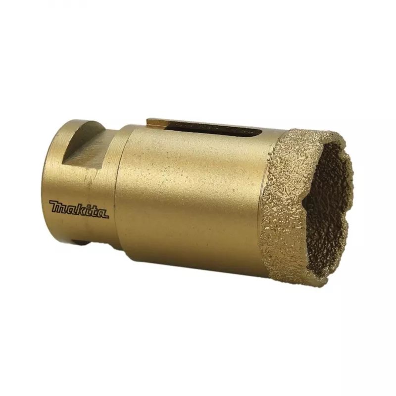 Broca de núcleo diamantada Makita D-44563 55 mm M14 para perfuração a seco em alvenaria