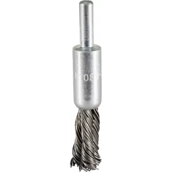 Escova de aço cónica Makita D-73835, 12 mm, haste redonda 6 mm, 25.000 rpm