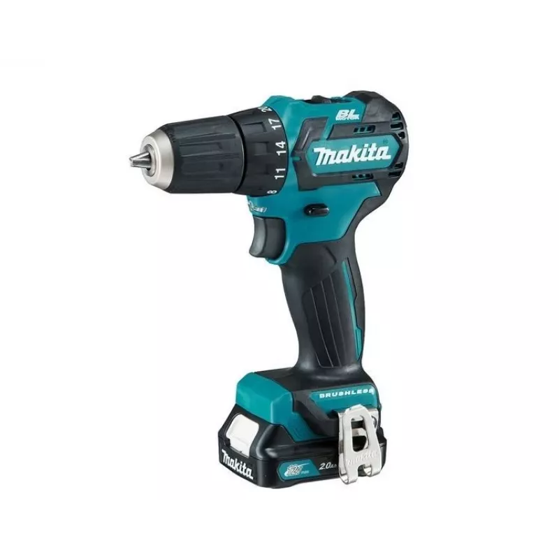 Conjunto de aparafusadora sem escovas Makita DF332DSAE 12V Max CXT (2x2,0 Ah)