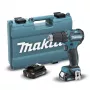 Conjunto de aparafusadora sem escovas Makita DF332DSAE 12V Max CXT (2x2,0 Ah)