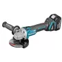 Rebarbadora angular sem escovas com bateria Makita DGA506RTJ 18V LXT 125mm 8500 RPM
