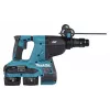 Conjunto martelo perfurador SDS-Plus sem escovas Makita DHR281PT2J 36V (2x18V) com 2 baterias de 5,0Ah, carregador duplo e mala Makpac
