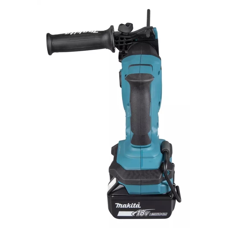 Conjunto martelo perfurador SDS-Plus sem escovas Makita DHR281PT2J 36V (2x18V) com 2 baterias de 5,0Ah, carregador duplo e mala Makpac