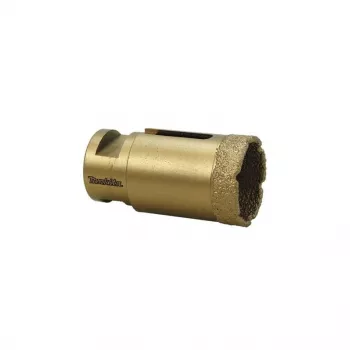 Broca de coroa diamantada Makita 40mm rosca M14 para perfuração a seco
