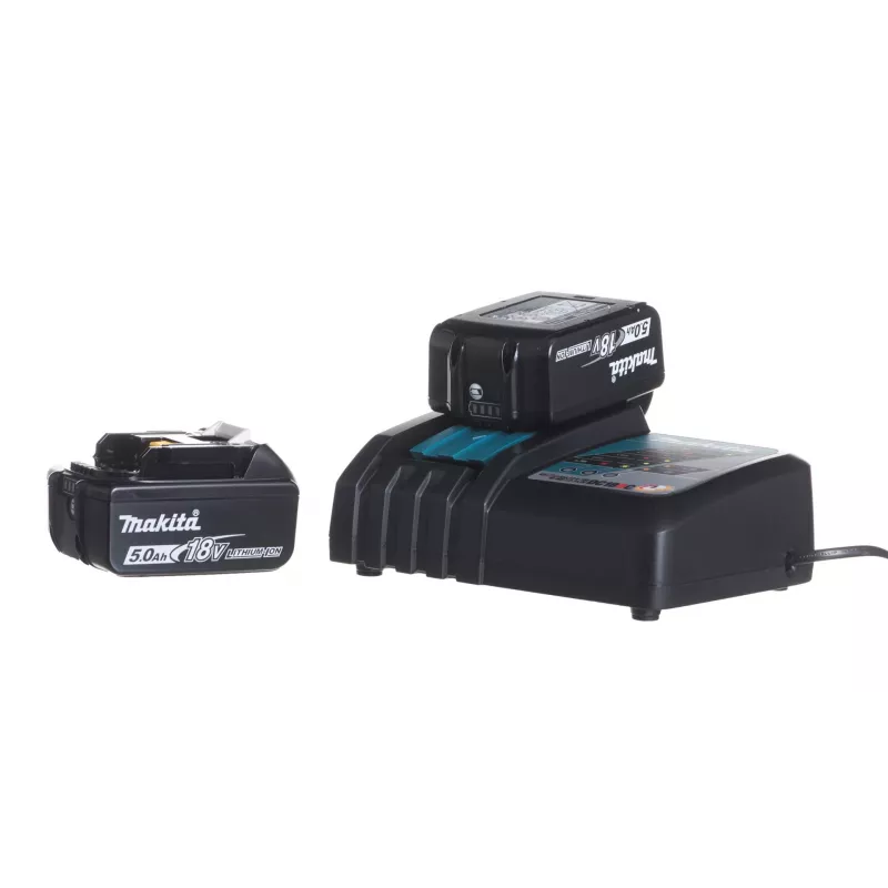 Serra sabre sem fio Makita DJR186RTE 18V LXT com 2 baterias de 5,0Ah, carregador rápido e mala Makpac
