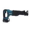 Serra sabre sem fio Makita DJR186RTE 18V LXT com 2 baterias de 5,0Ah, carregador rápido e mala Makpac