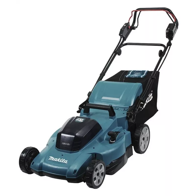 Cortador de relva autopropulsado sem escovas MAKITA DLM539CT2 36V (2x18V) LXT 53cm com 2 baterias de 5,0Ah e carregador