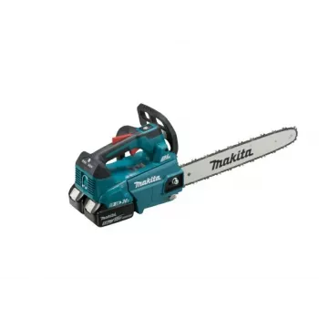 Makita DUC406PT2B 36V Motosserra de Topo com Bateria 40 cm (16 polegadas) com 2x baterias 5,0 Ah e carregador duplo