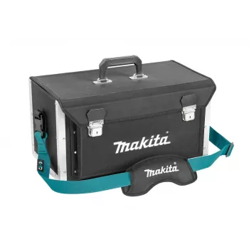 Bolsa de transporte aberta para ferramentas MAKITA E-15394 50/25, 20 bolsos, carga 15 kg, preto/azul