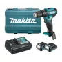MAKITA HP333DWAE 12V Max CXT berbequim aparafusador de percussão a bateria, 2 baterias de 2 x 2,0Ah