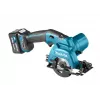 Serra circular manual sem fio Makita HS301DSME 12V Max CXT 85mm com 2 baterias de 4,0Ah, carregador e mala Makpac