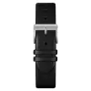 Relógio analógico unissexo MAM MAM621 39mm mostrador preto bracelete de pele preta