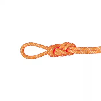 Corda de escalada Mammut Virve Gym Station Classic 10,1 mm Vibrant Orange-White 50 m