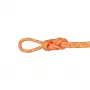 Corda de escalada Mammut Virve Gym Station Classic 10,1 mm Vibrant Orange-White 50 m