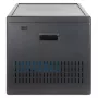 Manhattan Armário de carregamento USB-C para portáteis 12 portas com rodas, 65W por porta, 780W total, aço, preto, cabos UK e EU, compartimentos 395x32,5x290mm