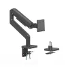 Suporte de secretária para monitor único Manhattan 462570 preto 17-49 polegadas 8 kg VESA 75x100
