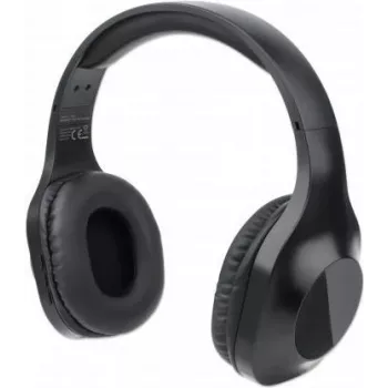 Headset Bluetooth over-ear Manhattan Sound Science – Bluetooth 5.0 + EDR sem fios, microfone omnidirecional, controlos integrados, preto (179812)