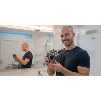 Manta HS-02CH Máquina de cortar cabelo e aparar barba