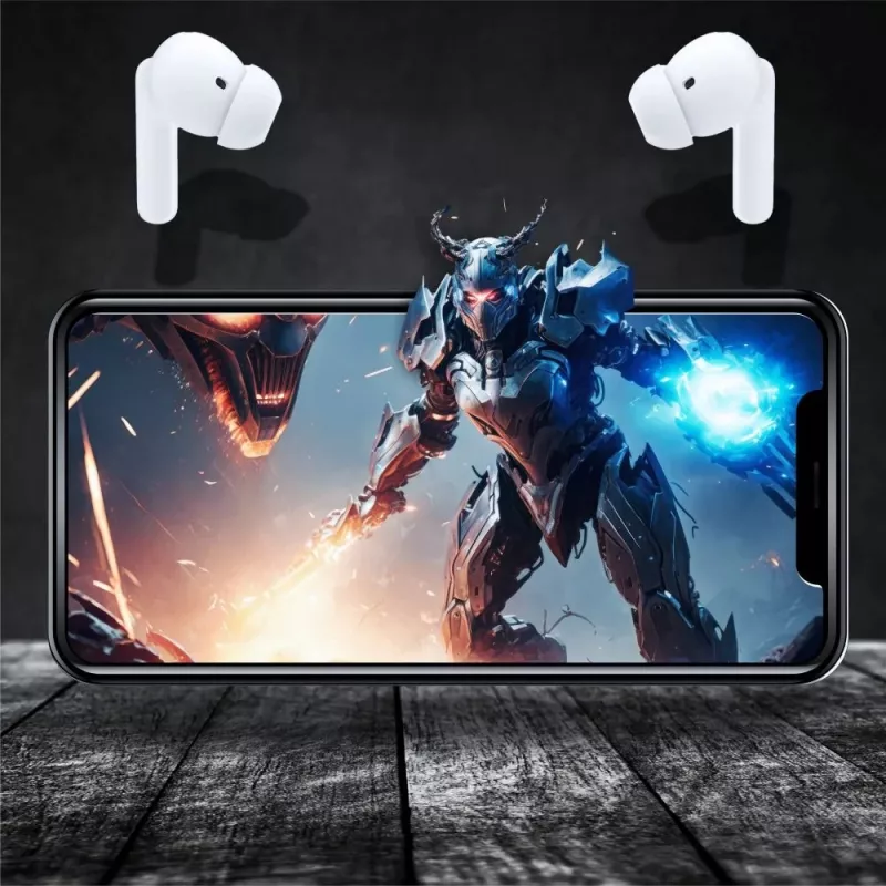 Manta MTWS008W Rytmo Auscultadores True Wireless Bluetooth 5.0 brancos com estojo de carregamento