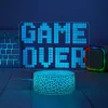 Manta SNL123RGB Lâmpada LED decoração de luz Game 3 RGB 3D