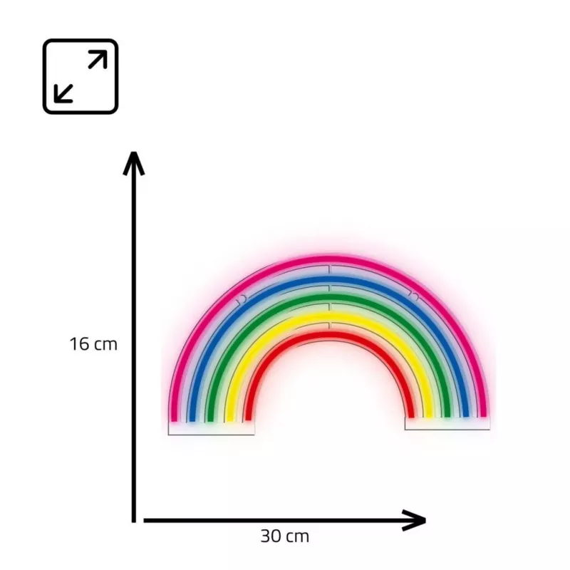 Manta SNL33MTT Style Neon RAINBOW Fita LED RGB 3m USB