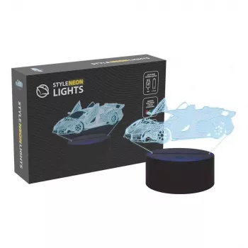 Manta SNL64RGB Lâmpada LED decoração de luz automóvel 3D RGB