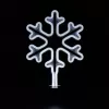 Manta SNL84WH Luz decorativa LED flocos de neve, branco frio, a pilhas, suspensa, plástico, branco, 200 mm