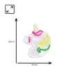 Manta SNL98MT Lâmpada decorativa LED com efeito de chama realista