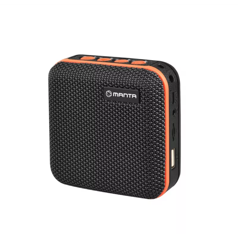 Manta SPK01GO altifalante Bluetooth portátil dourado