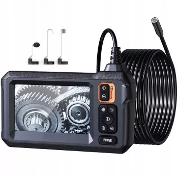 CÂMARA DE INSPEÇÃO ENDOSCÓPIO MANTA WORKSHOP 5M FULL HD LCD IPS para TUBOS DE MOTOR