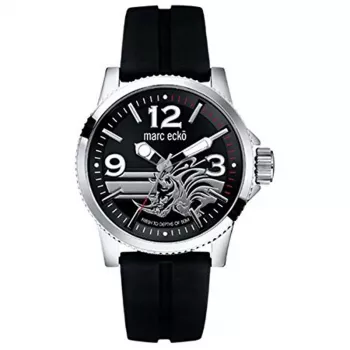Relógio de quartzo de homem MARC ECKO E08503G1 43 mm aço inoxidável mostrador preto