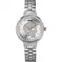 MARC ECKO E16566L1 Relógio de quartzo unissexo 36mm aço inoxidável prateado