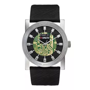 Relógio analógico de quartzo Marc Ecko E10041G1 para homem em aço inoxidável 46 mm