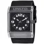 Relógio analógico de quartzo de homem Marc Ecko E08513G6 44 mm mostrador preto bracelete em silicone